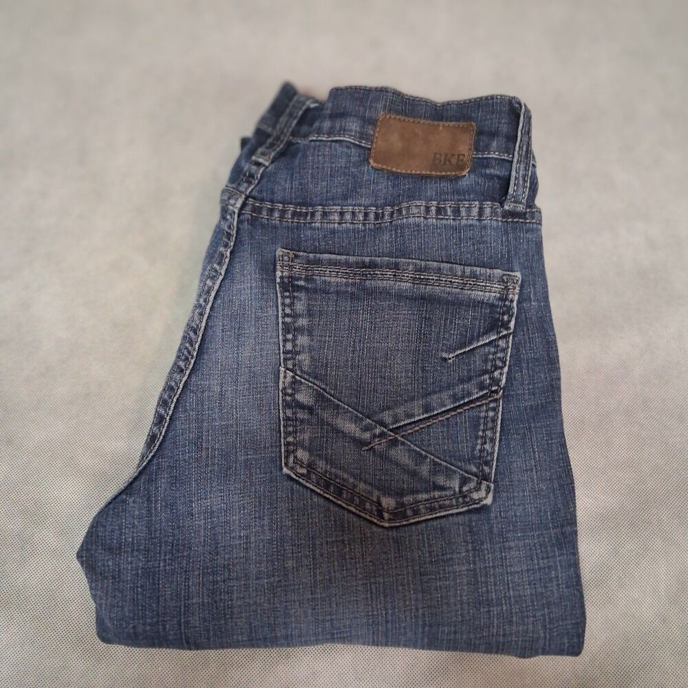 BKE Jake Straight Blue Jeans Men's 32x32 Medium Washed Denim
